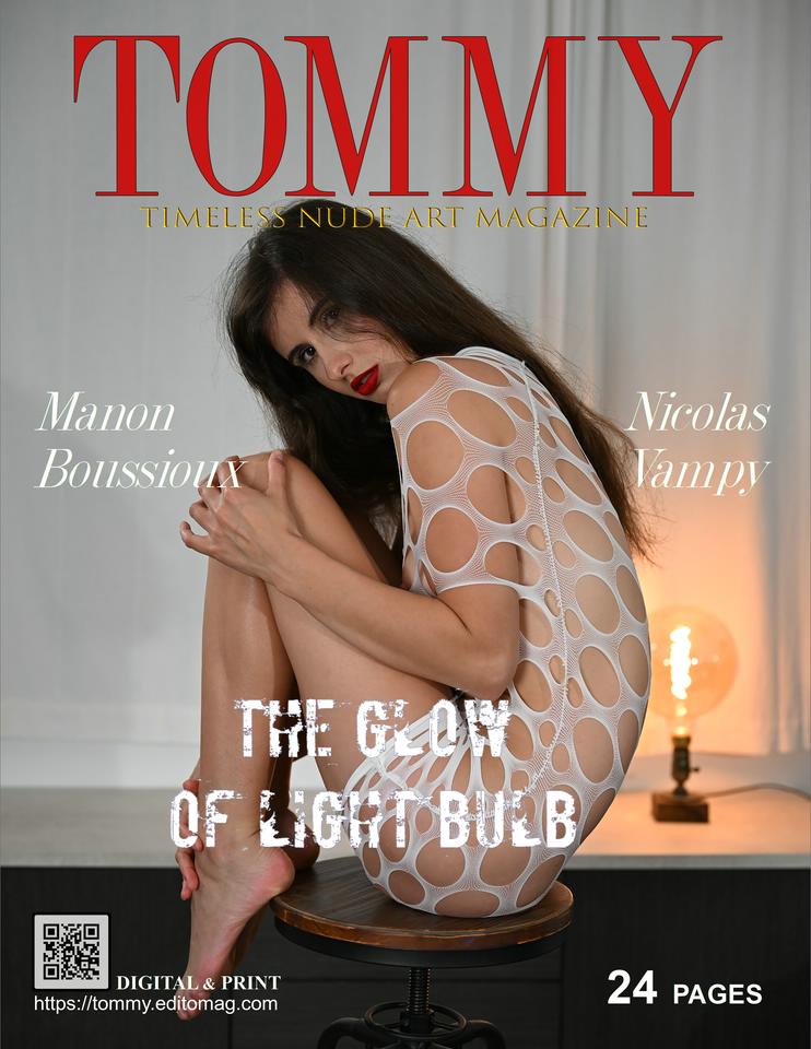 Manon Boussioux  .  The Glow of Light Bulb - Cover