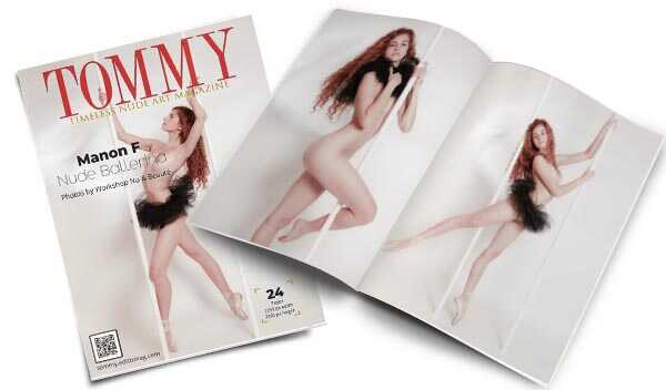 Manon F - Nude Ballerina perspective covers - Tommy Nude Art Magazine