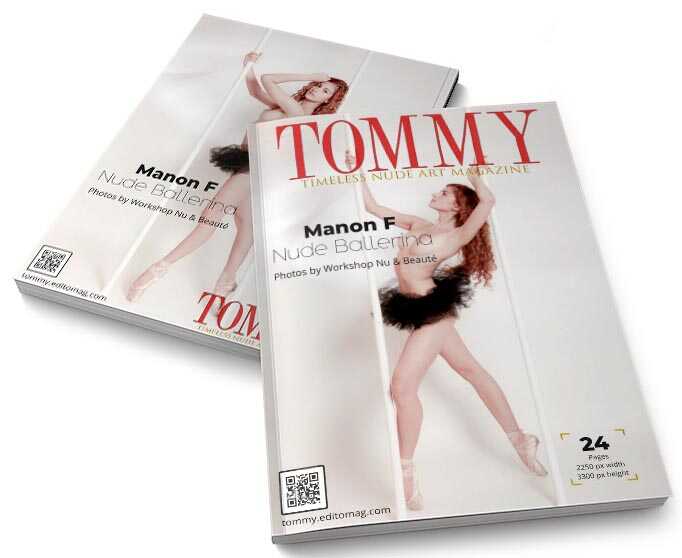 Manon F - Nude Ballerina perspective covers - Tommy Nude Art Magazine