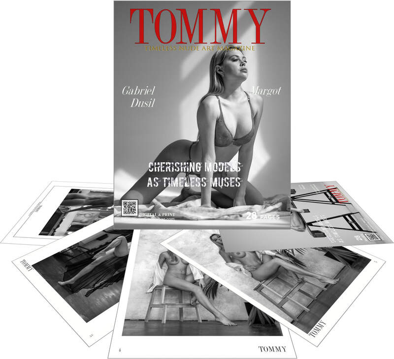 Margot - Cherishing Models as Timeless Muses perspective covers - Tommy Nude Art Magazine