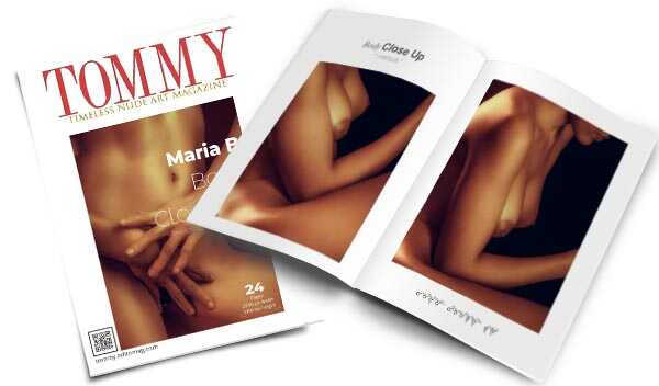 Maria B - Body Close Up perspective covers - Tommy Nude Art Magazine