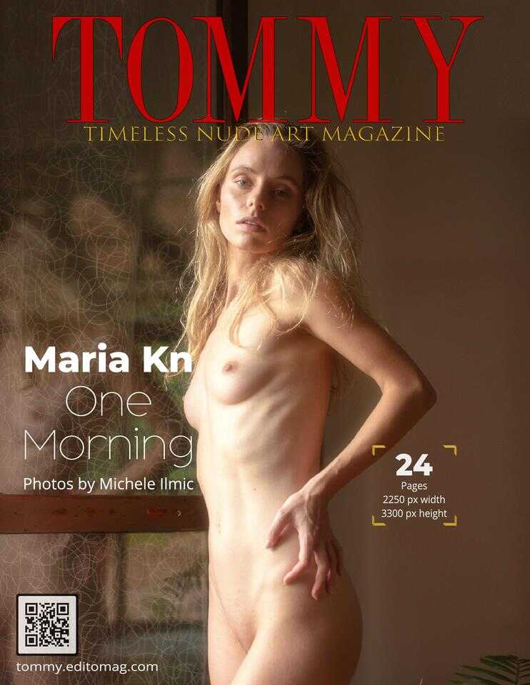 Maria Kn - One Morning cover - Tommy Nude Art Magazine