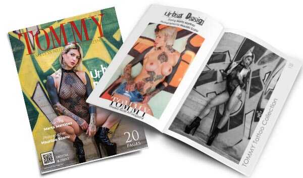 Marta Martinez - Urbex Design perspective covers - Tommy Nude Art Magazine