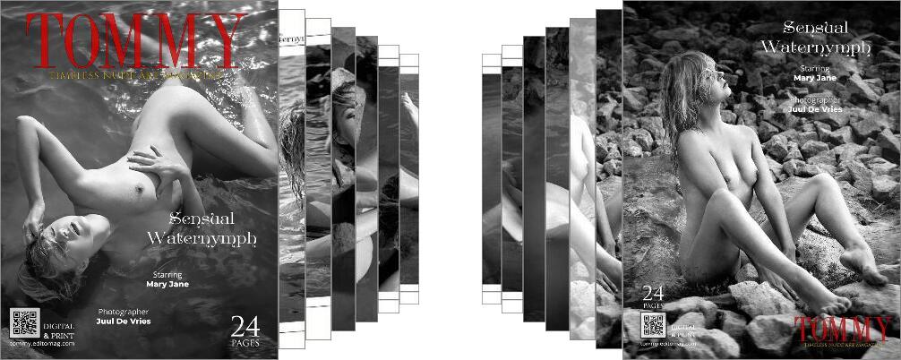 Mary Jane - Sensual Waternymph digital - Tommy Nude Art Magazine