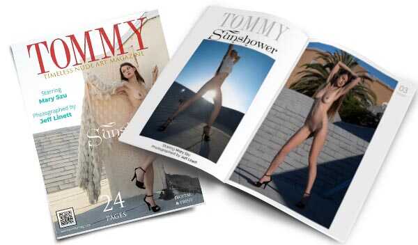Mary Szu - Sunshower perspective covers - Tommy Nude Art Magazine
