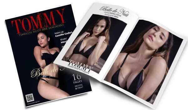Maryluz Garcia - Belle De Nuit perspective covers - Tommy Nude Art Magazine