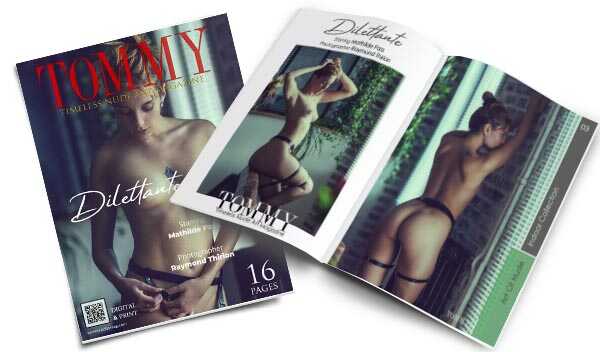 Mathilde Pass - Dilettante perspective covers - Tommy Nude Art Magazine