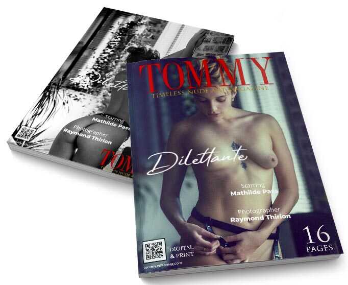 Mathilde Pass - Dilettante perspective covers - Tommy Nude Art Magazine