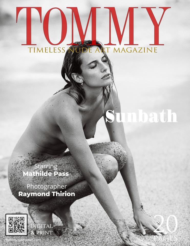 Mathilde Pass - Sunbath cover - Tommy Nude Art Magazine