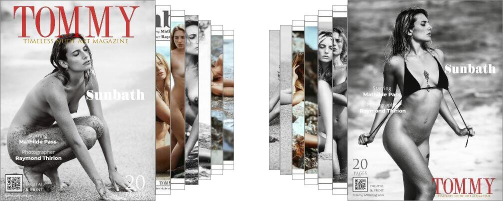 Mathilde Pass - Sunbath digital - Tommy Nude Art Magazine