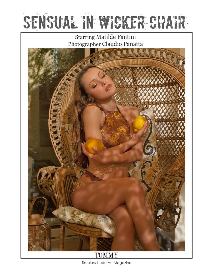 matilde.fantini.sensual.in.wicker.chair.claudio.panatta