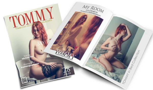 Michela Fox - My room perspective covers - Tommy Nude Art Magazine