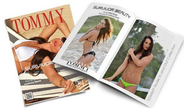 Mikki Wingle - Survivor Beauty perspective covers - Tommy Nude Art Magazine