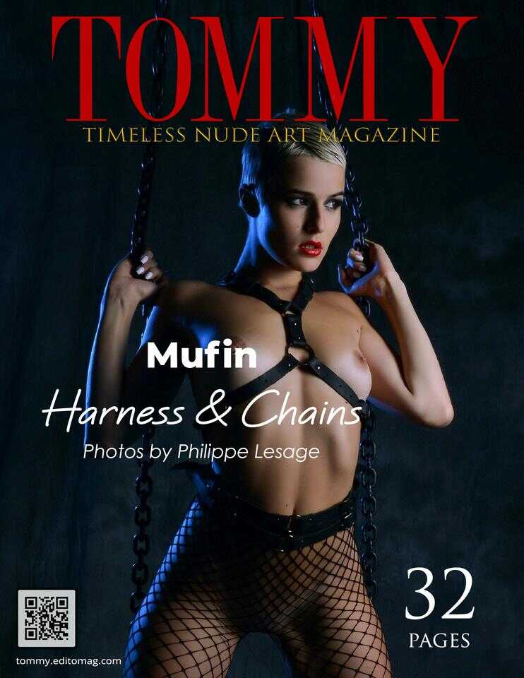 Mufin - Harness And Chains cover - Tommy Nude Art Magazine