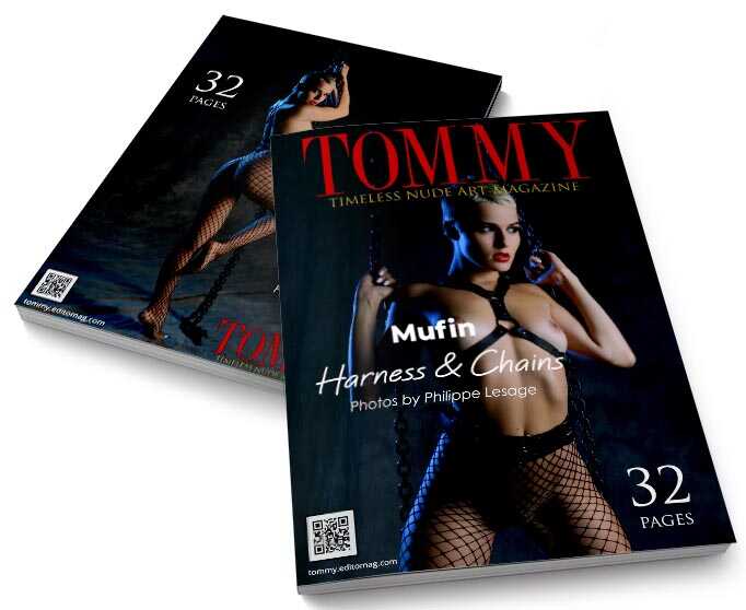 Mufin - Harness And Chains perspective covers - Tommy Nude Art Magazine