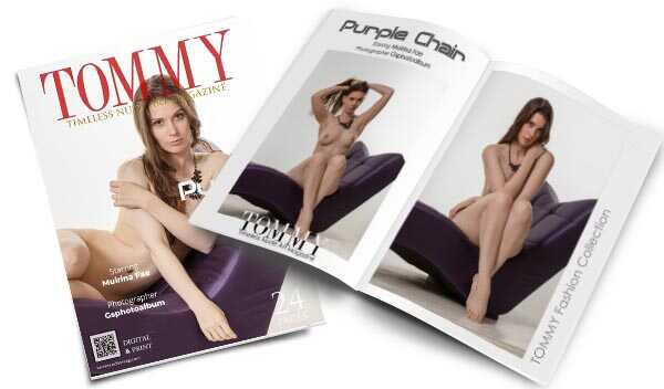 Muirina Fae - Purple Chair perspective covers - Tommy Nude Art Magazine