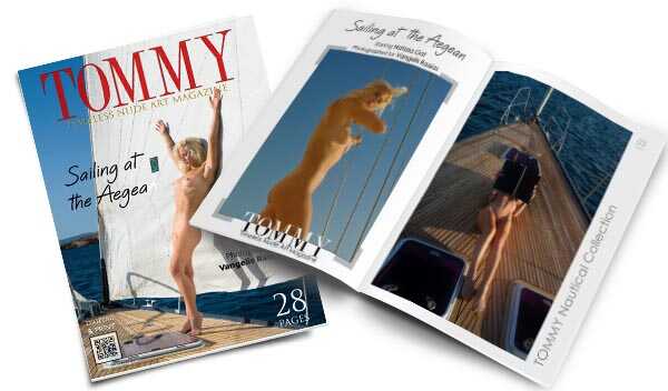 Natasa Gat - Sailing at the Aegean perspective covers - Tommy Nude Art Magazine