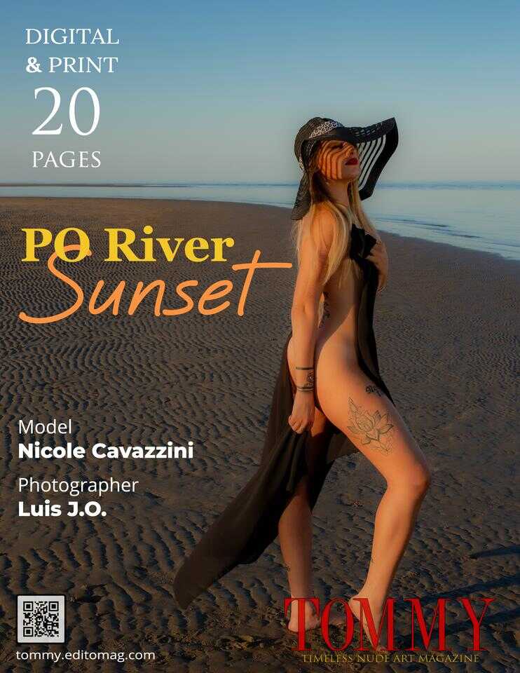 Back cover Nicole Cavazzini - Po River Sunset