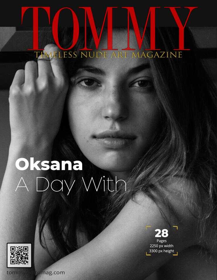 Oksana - A Day With cover - Tommy Nude Art Magazine