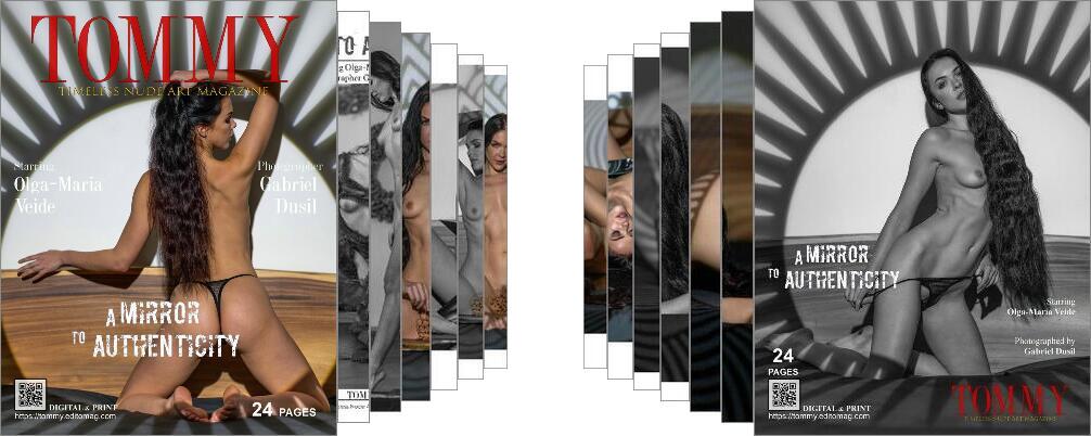 Olga-Maria Veide - A Mirror To Authenticity digital - Tommy Nude Art Magazine