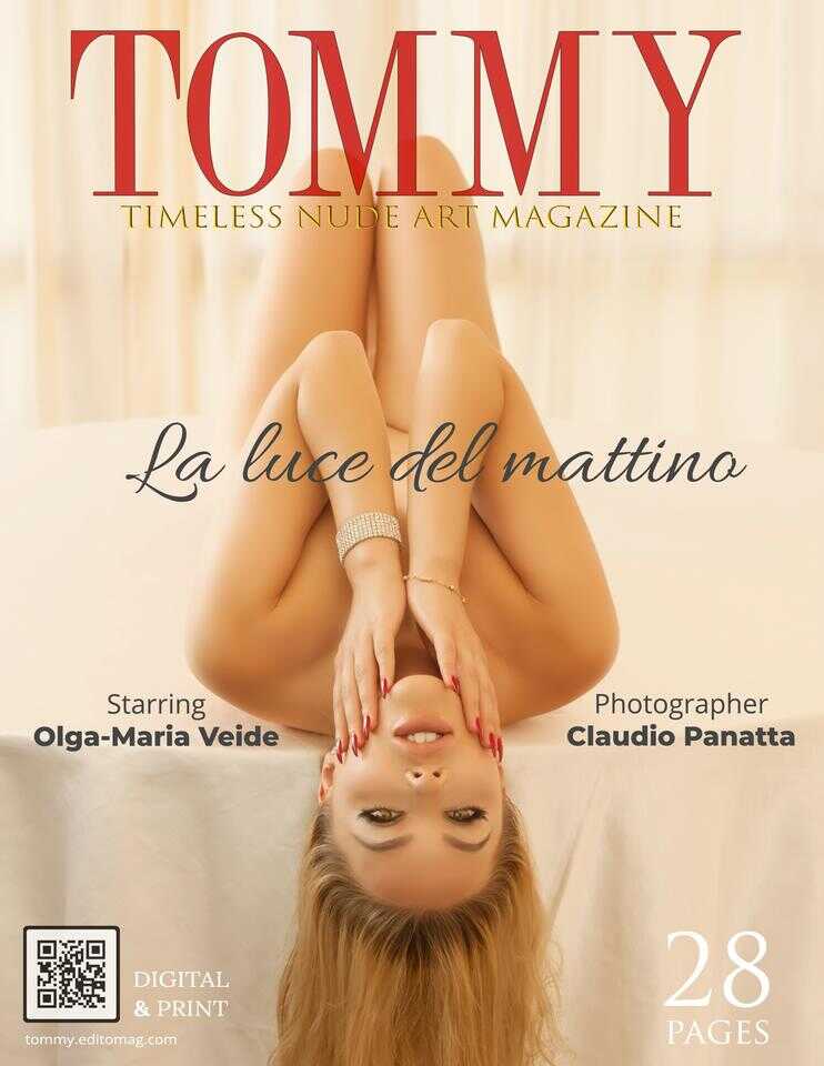 Olga-Maria Veide - La luce del mattino cover - Tommy Nude Art Magazine
