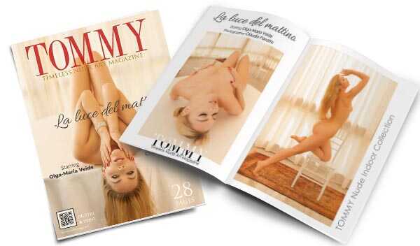 Olga-Maria Veide - La luce del mattino perspective covers - Tommy Nude Art Magazine