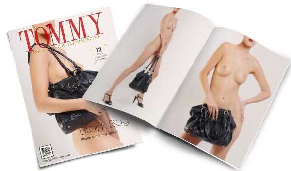 Other Models - Black Bag perspective covers - Tommy Nude Art Magazine