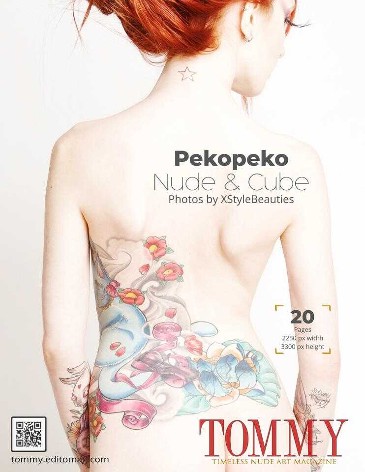 Back cover Pekopeko - Nude And Cube