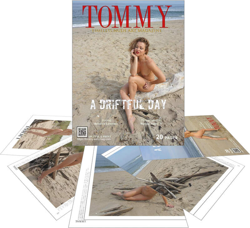 Rebecca Lawrence - A Driftful Day perspective covers - Tommy Nude Art Magazine