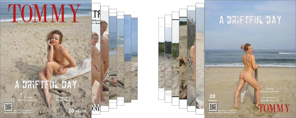 Rebecca Lawrence - A Driftful Day digital - Tommy Nude Art Magazine