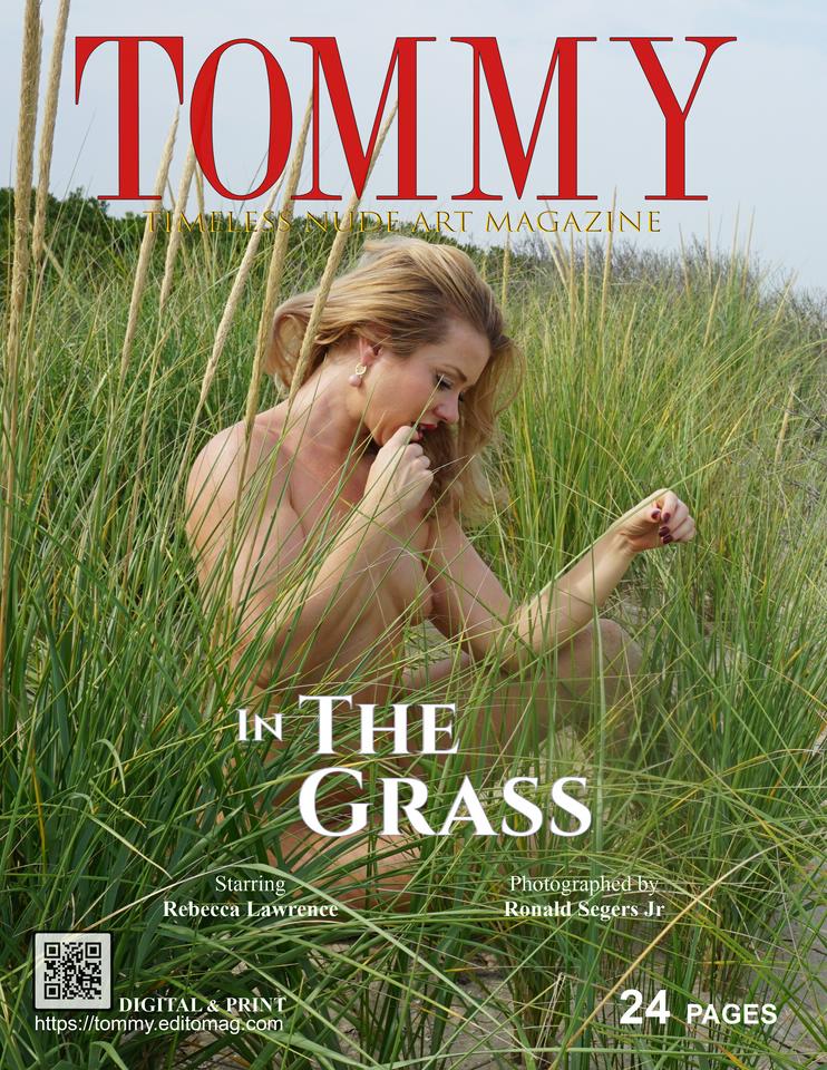 Rebecca Lawrence - In The Grass cover - Tommy Nude Art Magazine