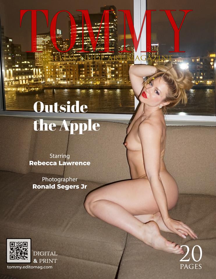 Rebecca Lawrence - Outside the Apple cover - Tommy Nude Art Magazine