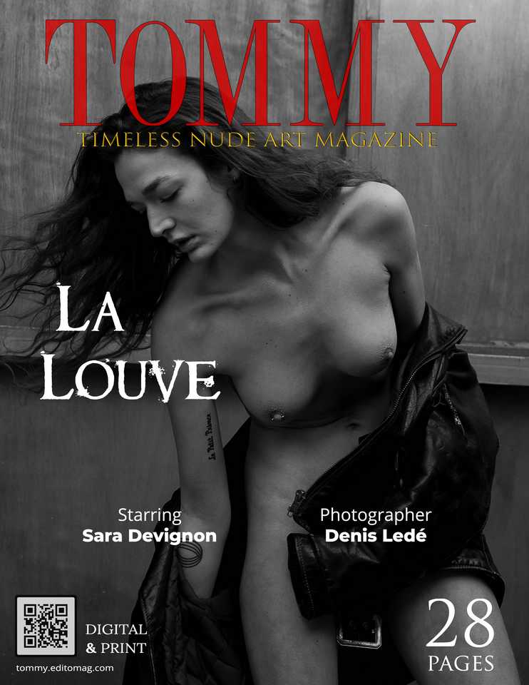 Sara Devignon - La Louve cover - Tommy Nude Art Magazine