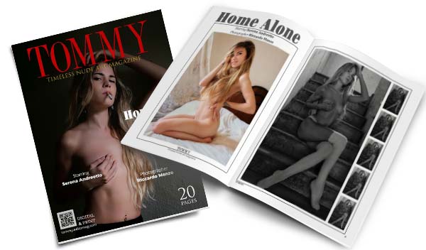 Serena Andreetto - Home Alone perspective covers - Tommy Nude Art Magazine