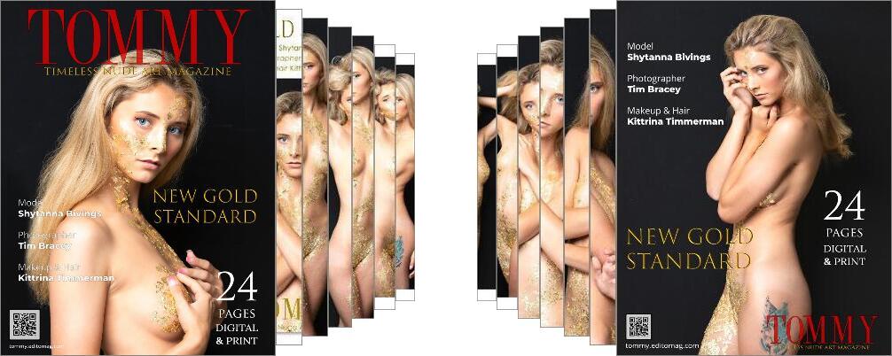 Shytanna Bivings - New Gold Standard digital - Tommy Nude Art Magazine