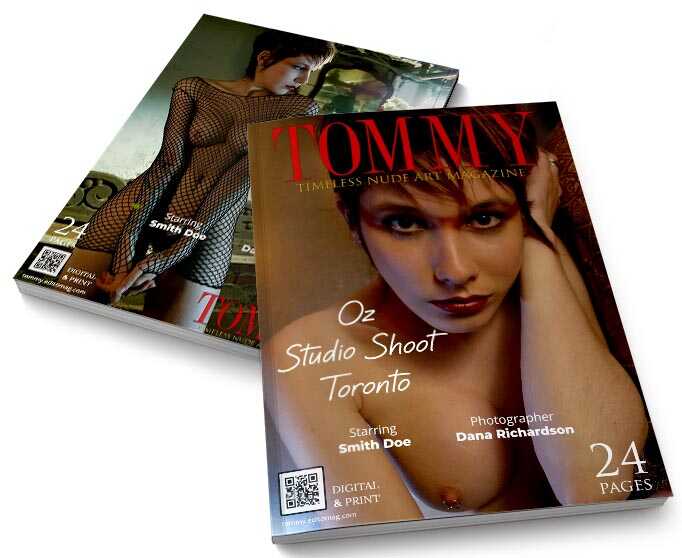 Smith Doe - Oz Studio Shoot Toronto perspective covers - Tommy Nude Art Magazine