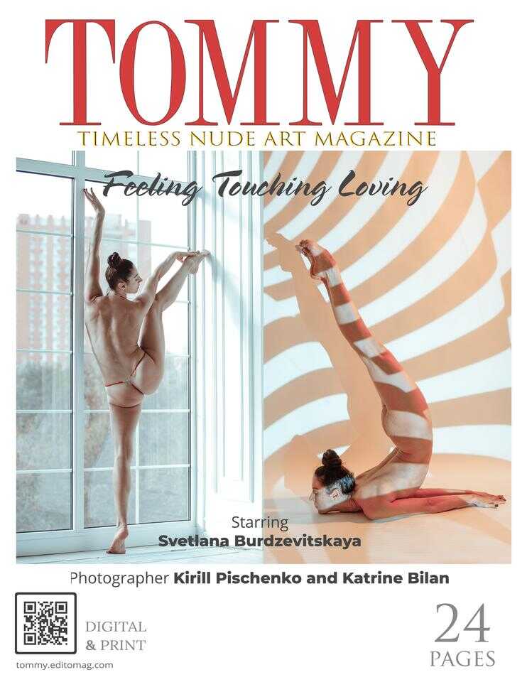 Svetlana Burdzevitskaya - Feeling Touching Loving cover - Tommy Nude Art Magazine