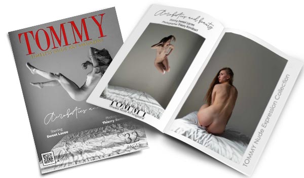 Sweet Lacee - Acrobatics and beauty perspective covers - Tommy Nude Art Magazine