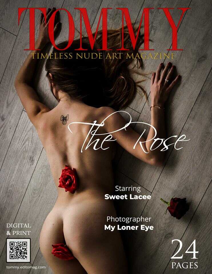 Sweet Lacee - The Rose cover - Tommy Nude Art Magazine