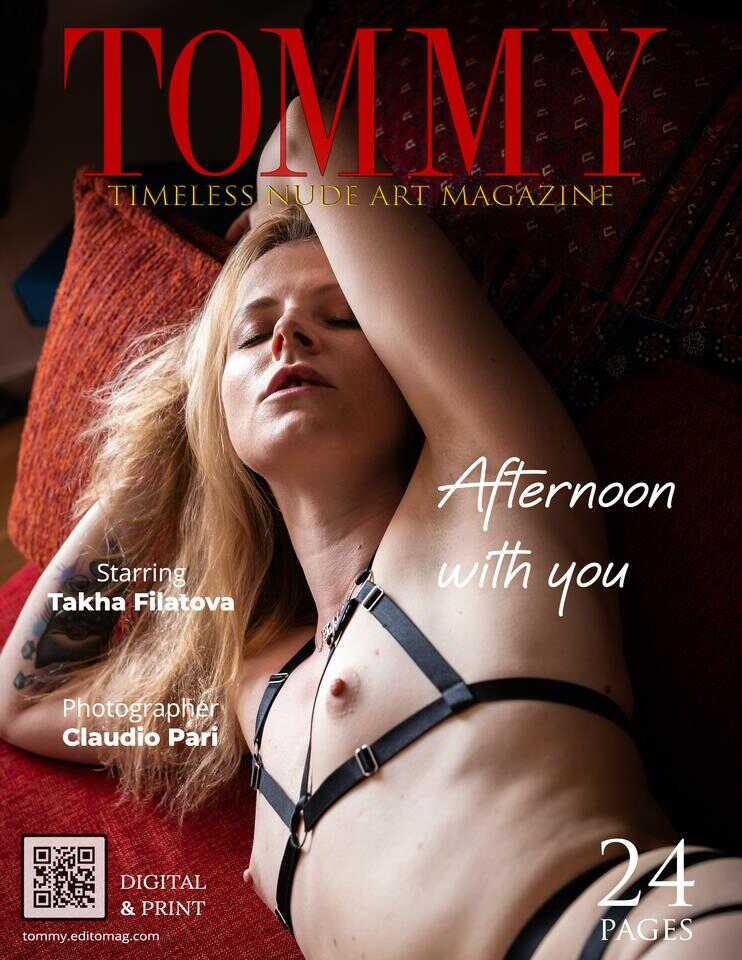 Takha Filatova - Afternoon with you cover - Tommy Nude Art Magazine