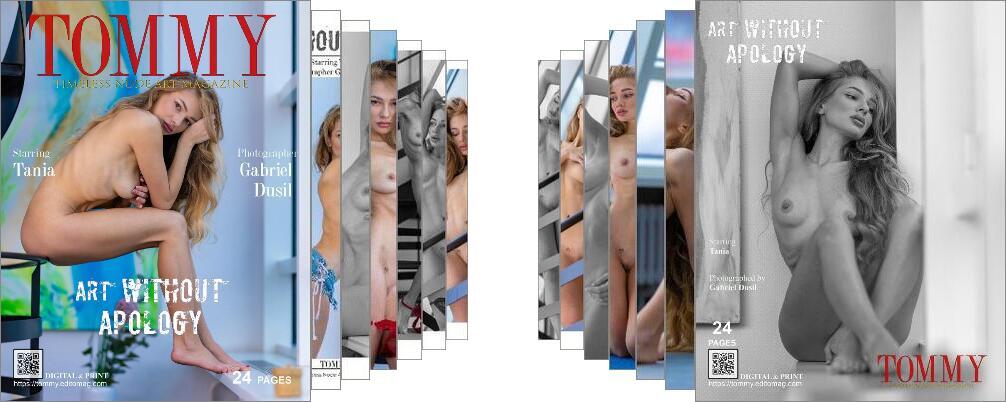 Tania - Art Without Apology digital - Tommy Nude Art Magazine
