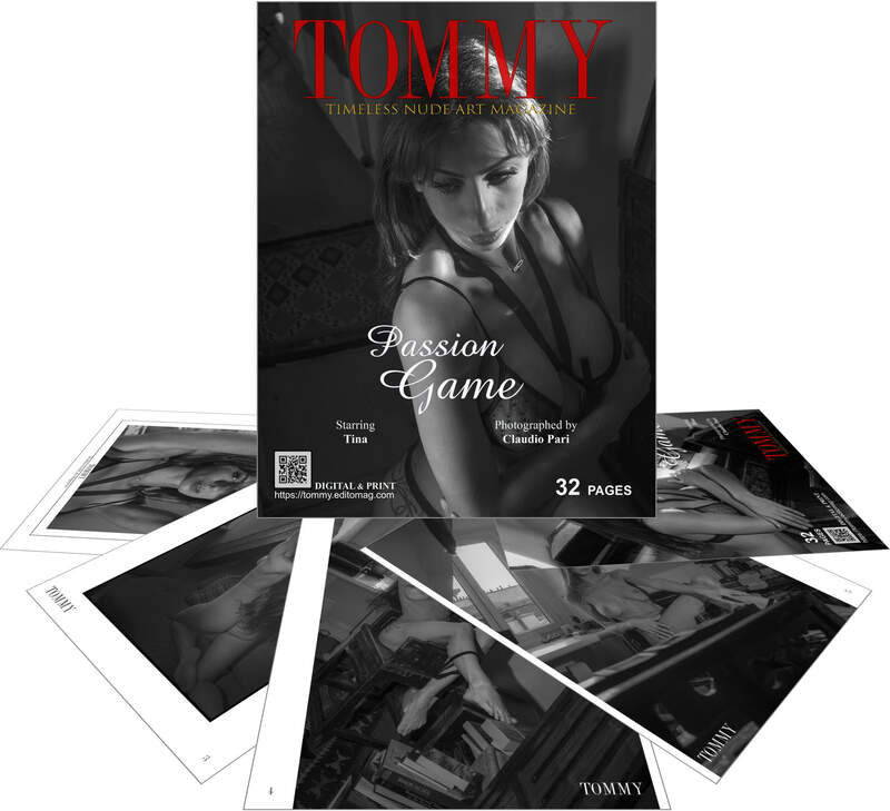 Tina - Passion Game perspective covers - Tommy Nude Art Magazine