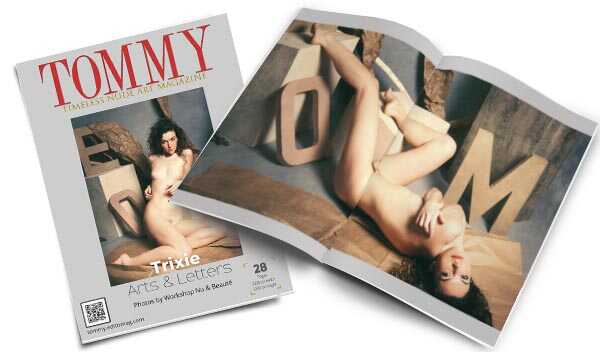 Trixie - Arts & Letters perspective covers - Tommy Nude Art Magazine
