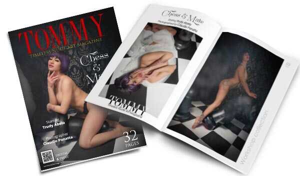Trudy Abela - Chess And Mate perspective covers - Tommy Nude Art Magazine