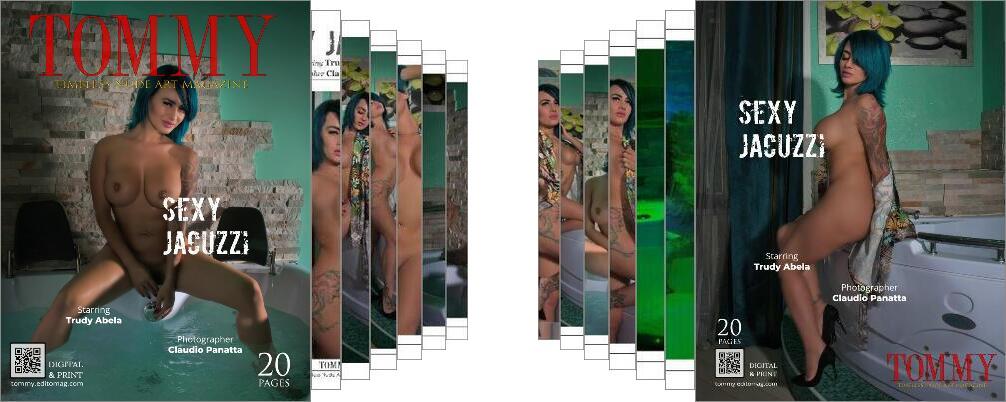Trudy Abela - Sexy Jacuzzi digital - Tommy Nude Art Magazine