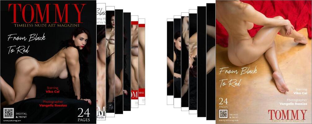 Viko Cal - From Black to Red digital - Tommy Nude Art Magazine