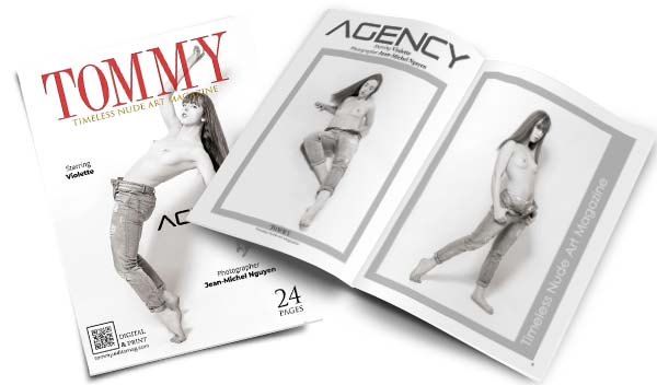 Violette - Agency perspective covers - Tommy Nude Art Magazine