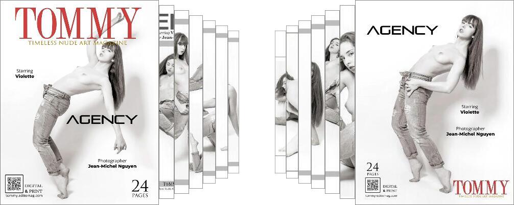 Violette - Agency digital - Tommy Nude Art Magazine