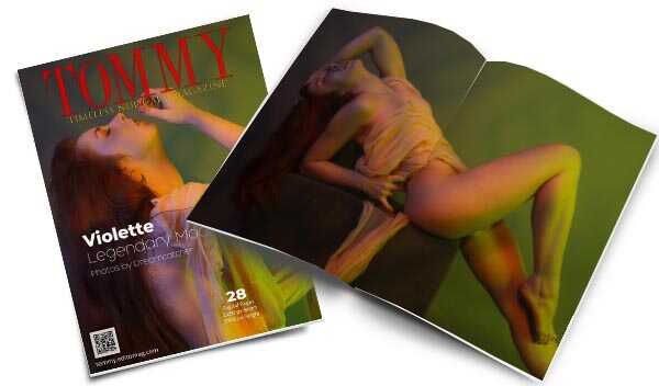 Violette - Legendary Moonlight perspective covers - Tommy Nude Art Magazine