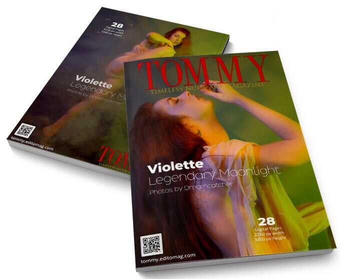 Violette - Legendary Moonlight perspective covers - Tommy Nude Art Magazine